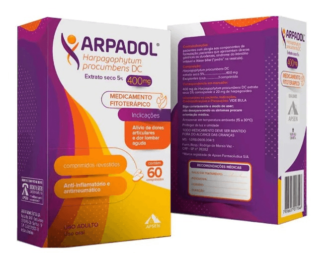 Arpadol 400mg 60 Comprimidos